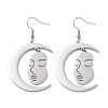 Non-Tarnish 304 Stainless Steel Dangle Earrings EJEW-P271-13P-1