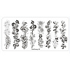 Stainless Steel Nail Art Stamping Plates MRMJ-S048-019-1