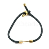 Braided Nylon Cord Bracelet Making MAK-A017-D03-04G-1