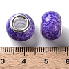 Frizzling Copper Buckle Acrylic European Beads OACR-M024-06P-05-3