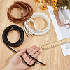 3Pcs 3 Colors Bowknot PU Leather Wrap Around Waist Bands AJEW-CL0003-46-3