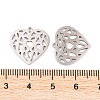 Non-Tarnish 5Pcs 201 Stainless Steel Pendants STAS-MO56-02B-P-3