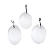 Natural Selenite Pendants G-M091-01C-1