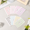 8Pcs Gradient Line Nail Art Stickers MRMJ-GF0001-59-3