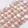 Natural Cultured Freshwater Pearl Beads Strands PEAR-P002-37-1