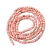 Natural Rhodonite Bead Strands G-A129-2mm-21-5