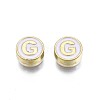 Alloy Enamel Beads ENAM-N052-006-01G-RS-2