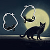 Zinc Alloy Enamel Hoop Earrings FS-WGF523B-01-2