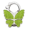 Glitter Butterfly Zinc Alloy Crystal Rhinestone Bag Hanger BAGH-F001-A03-1