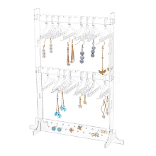 SUPERFINDINGS Transparent Acrylic Earring Hanging Display Stands EDIS-FH0001-06