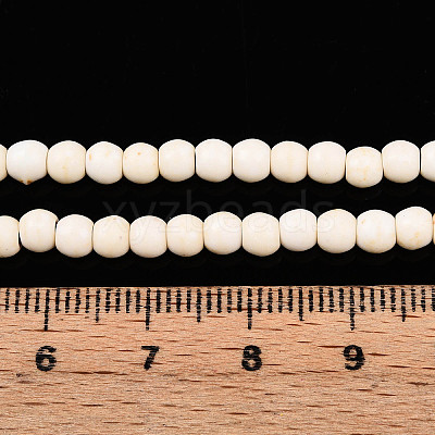 Synthetic Magnesite Beads Strands TURQ-S192-4mm-1-1
