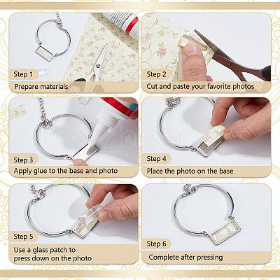 DIY 304 Stainless Steel 2Pcs Necklaces & 2Pcs Bracelets Making Kits SJEW-DR00003-1