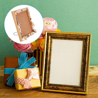 10 Sets Iron & Plastic Photo Frame Bracket ODIS-GO0001-04A-1