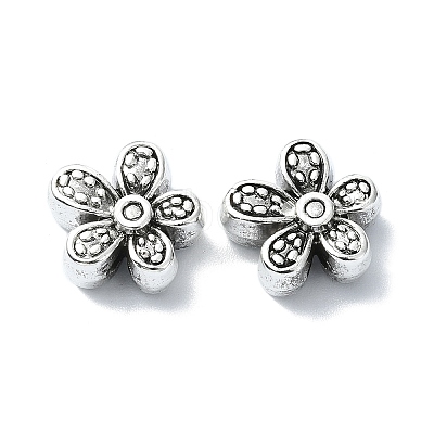 Tibetan Style Alloy Beads TIBEB-F065-01AS-01-1
