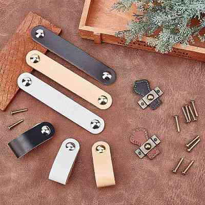 PU Leather Door Handles FIND-WH0052-52A-1
