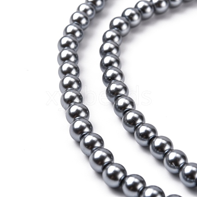 Eco-Friendly Grade A Glass Pearl Beads HY-J002-6mm-HX021-1