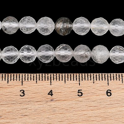 Natural Herkimer Diamond Beads Strands GG-NH0014-D03-6mm-1