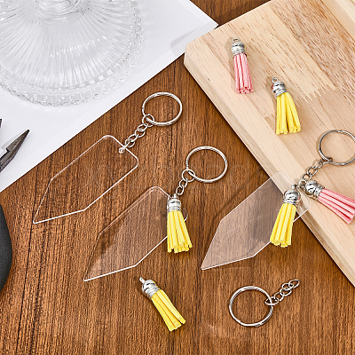 DIY Blank Keychain Making Kit DIY-WH0453-25-1