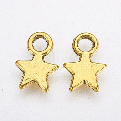 Tibetan Style Alloy Charms LS-TIBEP-A123046-AG-FF-1