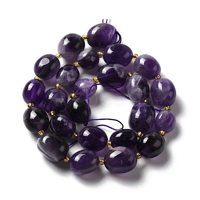 Natural Amethyst Beads Strands G-B028-B10-1