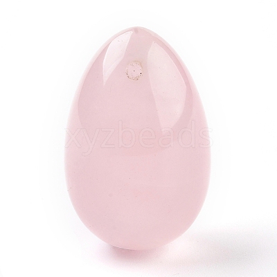 Natural Rose Quartz Pendants G-P438-E-03-1