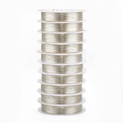 Round Copper Jewelry Wire CWIR-Q006-0.3mm-S-1