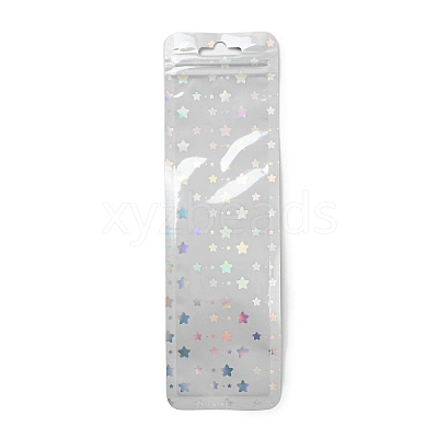 Rectangle Laser Plastic Yin-yang Zip Top Gift Bags X1-OPP-E004-01C-A02-1