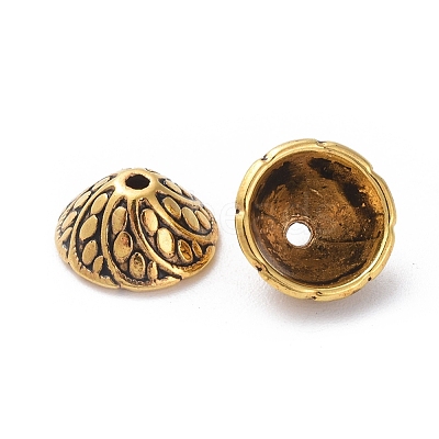 Tibetan Style Bead Caps GLF0535Y-1