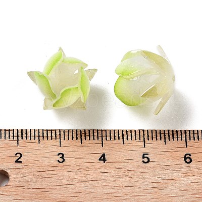 Opaque Acrylic Bead Cap SACR-C006-02B-1