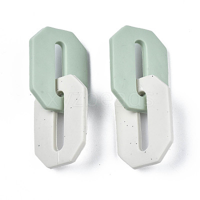 Handmade Polymer Clay Linking Rings LS-CLAY-N010-033-04-1