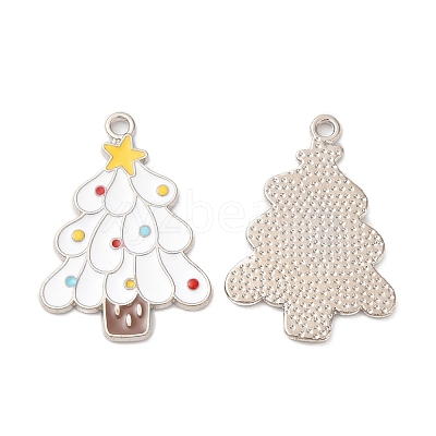 Christmas Alloy Enamel Pendants ENAM-D050-13B-02P-1