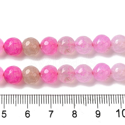 Dyed & Heated Natural Dragon Veins Agate Beads Strands G-P539-A01-06-1