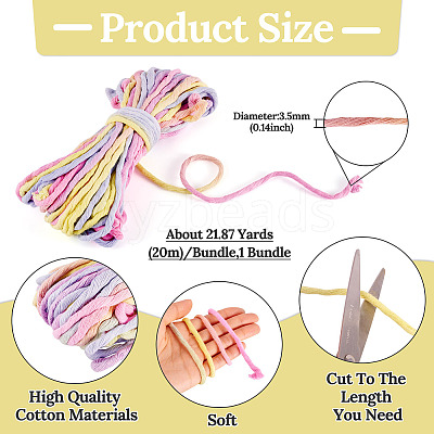 Gradient Color Cotton Cord OCOR-TAC0021-11C-1