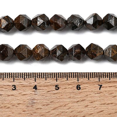 Natural Bronzite Beads Strands G-Z119-A30-02-1