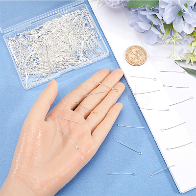 600Pcs Brass Eye Pin KK-SP0001-69B-S-1