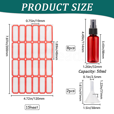 Empty Portable Plastic Spray Bottles AJEW-GF0009-72B-02-1