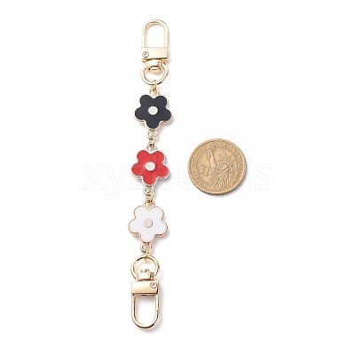 Flower Plastic Enamel Link Purse Short Chain FIND-JF00100-02-1