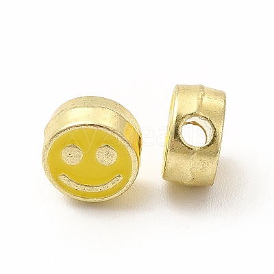 Rack Plating Alloy Enamel Beads FIND-G051-01LG-02-1