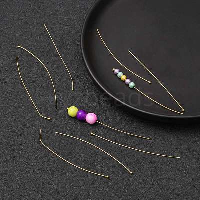 Brass Ball Head Pins X-RP0.6x70mm-G-1