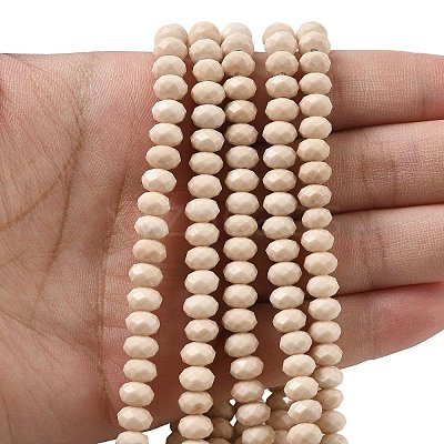 Natural Fossil Bead Strands G-D344-A23-1