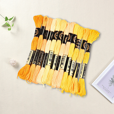 6-Ply Polyester Embroidery Floss OCOR-WH20074-01A-05-1