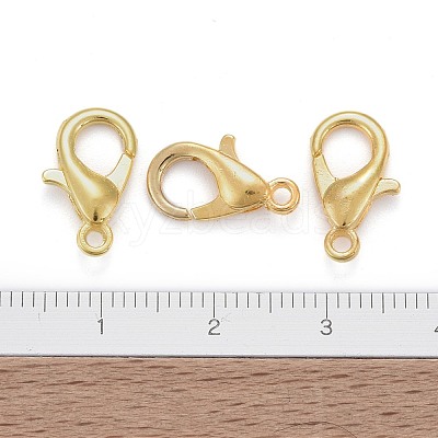 Zinc Alloy Lobster Claw Clasps E105-G-1