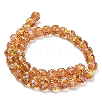 Handmade Lampwork Beads Strands LAMP-H071-01C-05-1