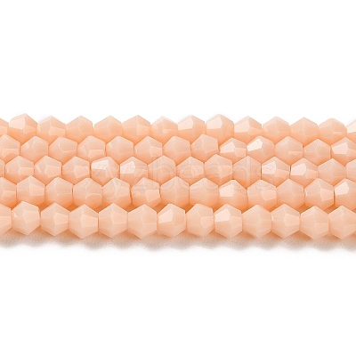 Opaque Solid Color Imitation Jade Glass Beads Strands EGLA-A039-P4mm-D06-1