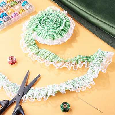 12.5 Yards Polyester Pleated Ribbon OCOR-TA0003-84A-1