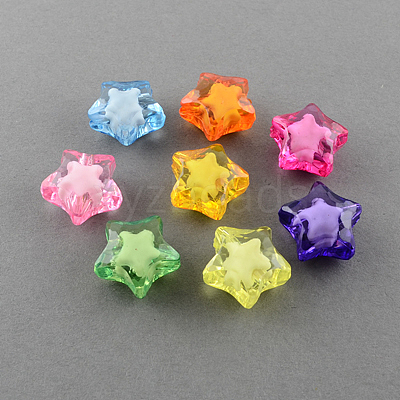 Transparent Acrylic Beads TACR-S091-34mm-M-1