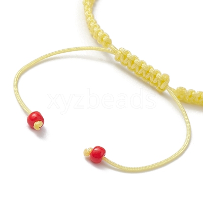 5Pcs 5 Colors Adjustable Synthetic Dyed Turquoise & Magnesite Braided Bead Bracelet Sets BJEW-JB10603-1