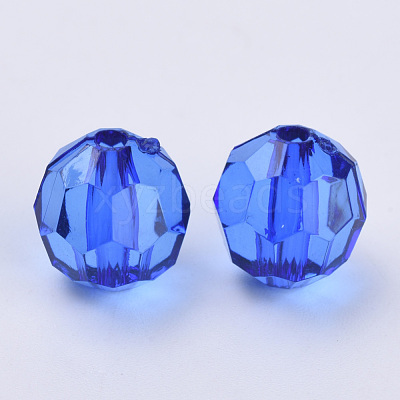 Transparent Acrylic Beads TACR-Q257-6mm-V44-1