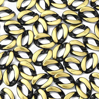 100Pcs Acrylic Linking Rings SACR-CJ0001-34-1