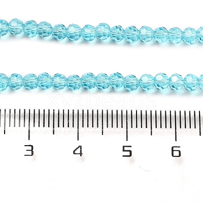 Transparent Glass Beads Strands EGLA-A035-T3mm-D08-1
